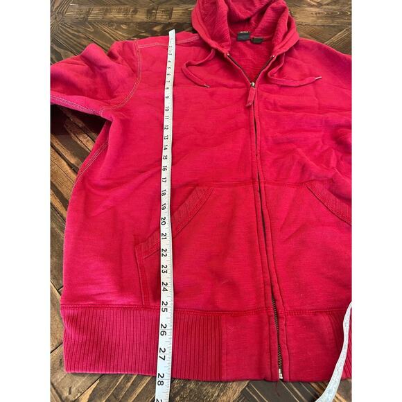 Aigle Full Zip Casual Sweater Jacket Cotton Hood Pocket Layer Hiking Outdoors XL - Picture 5 of 8